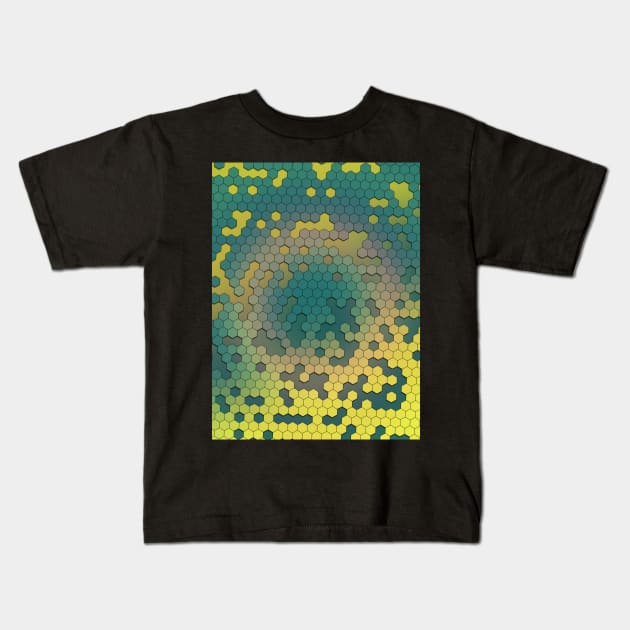 Beehive Pattern 7 Kids T-Shirt by Wavey's